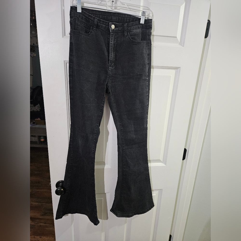 SHEIN Black Denim Pants
